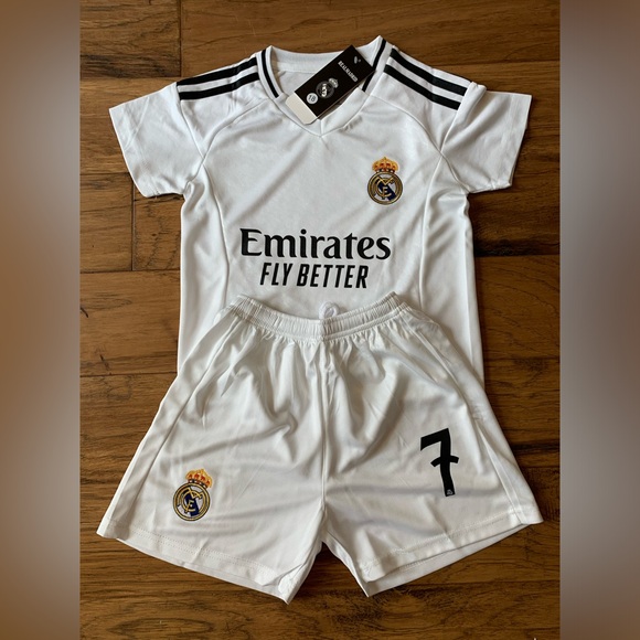 Soccer Other - Ronaldo Toddler 3-4T Boys Soccer Kit Jersey Home Real Madrid - Ships Same Day